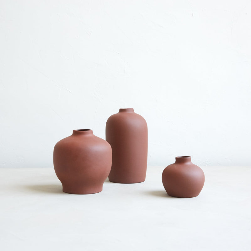 The Floral Society | Ceramic Blossom Vase, Wide