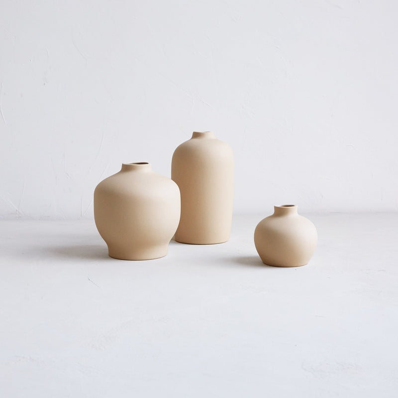 The Floral Society | Ceramic Blossom Vase, Wide