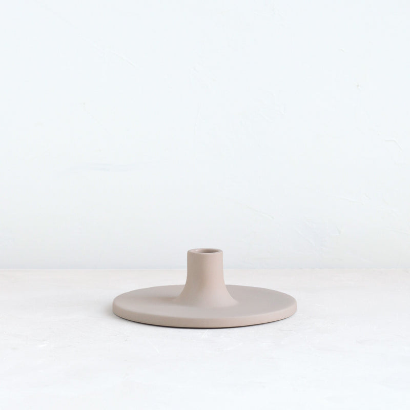 The Floral Society | Candle Holders, Medium, Smoke