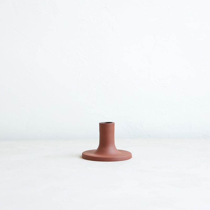 The Floral Society | Candle Holders, Wide, Smoke