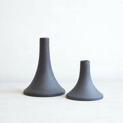 The Floral Society | Candle Holders - Grand - Tall - Earth, featuring a hand-finished, matte ceramic design, perfectly sized for standard taper candles.