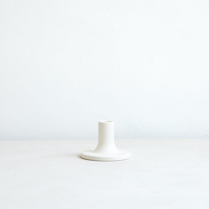 The Floral Society | Candle Holders, Wide, Smoke