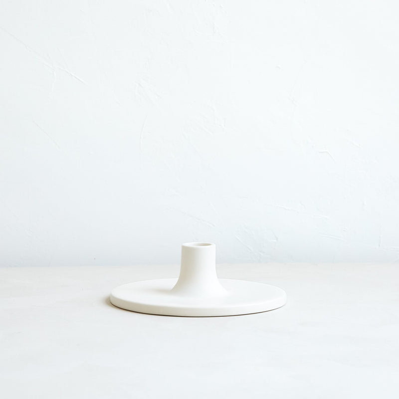 The Floral Society | Candle Holders, Wide, Smoke
