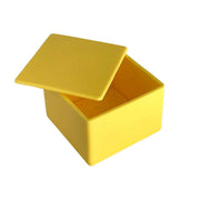 CapaBunga | Cheese Vaults - Soft Cheese - Biscuit (yellow), an innovative cheese storage solution designed to maintain freshness and flavor while preventing mold.