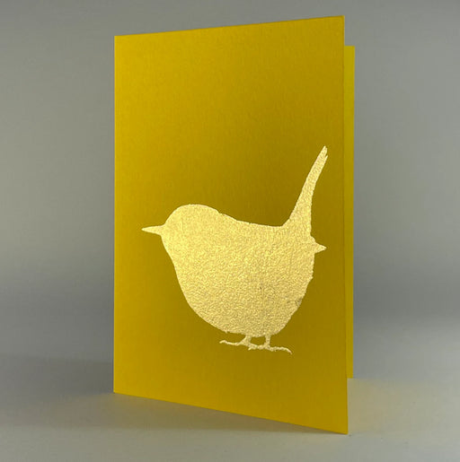 Catherine Greenup Cards - Verdins on Grapesicle: An elegant card featuring an artistic origami-style bird design, perfect for heartfelt messages and special occasions.