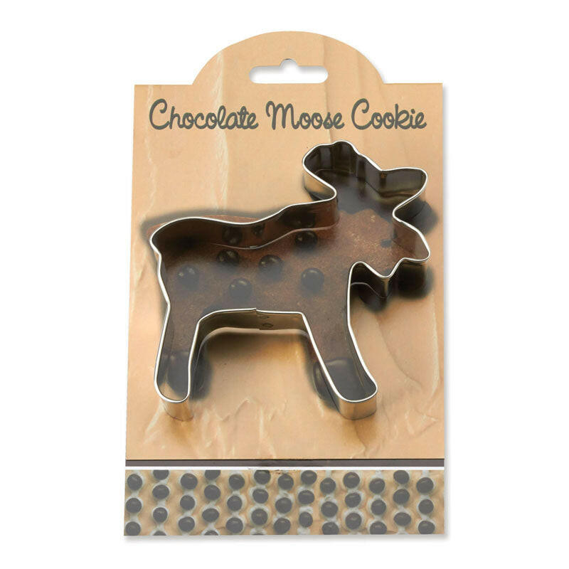 Ann Clark Holiday Gift Cookie Cutters - Gingerbread House Kit-4, featuring a goat-shaped cookie cutter, packaged for enhancing creative baking experiences.