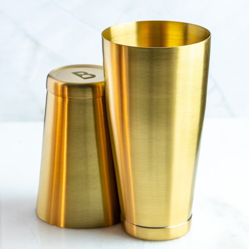 Bull in China | Weighted Cocktail Shakers - Antique Brass, Plated