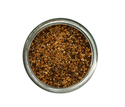 San Juan Island Sea Salt | Coffee Salt in a jar, showcasing a spice blend ideal for culinary enthusiasts, available at Athens Cooks.