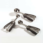 OXO Cookie Scoops - Large, featuring a stainless steel scoop, spring-loaded handle, and non-slip grips for effortlessly shaping uniform cookies. Ideal for efficient baking.