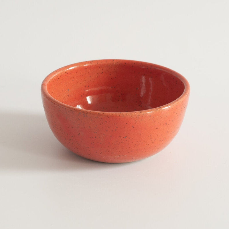 RachaelPots | Salt + Sauce Bowl - Yellow: Hand-thrown, speckled stoneware bowl for holding ingredients, microwave and dishwasher safe, made in Brooklyn.