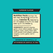Spicewalla | Creole Blend seasoning label, featuring a Euro-classical herb mix ideal for tomato-based dishes. Distributed by Spicewalla, LLC, Asheville, NC.
