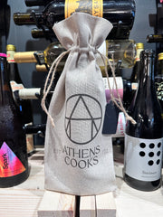 Close-up of a French Graffiti Custom Wine Bag, showcasing its personalized design potential for adding a unique touch to gifts or special occasions.