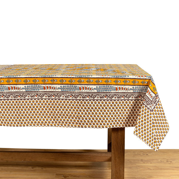Couleur Nature | Provence Avignon Tablecloth, Dijon & Blue