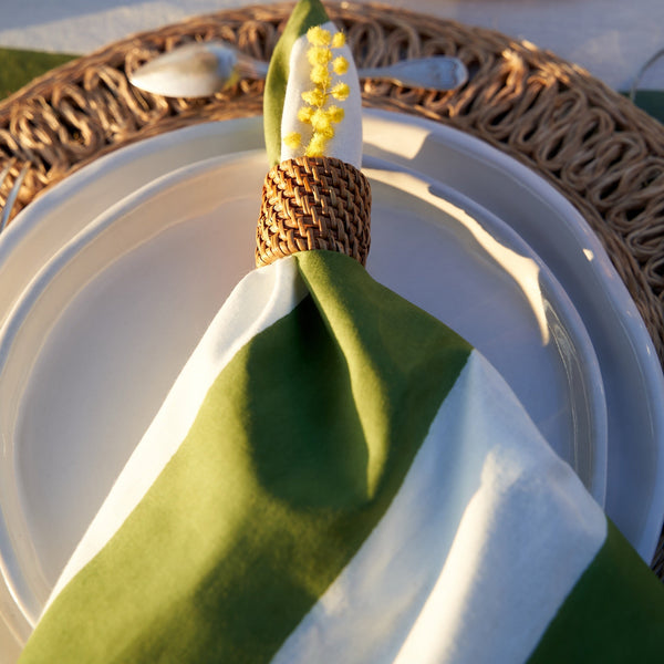 Couleur Nature | St. Tropez Napkins, Vert