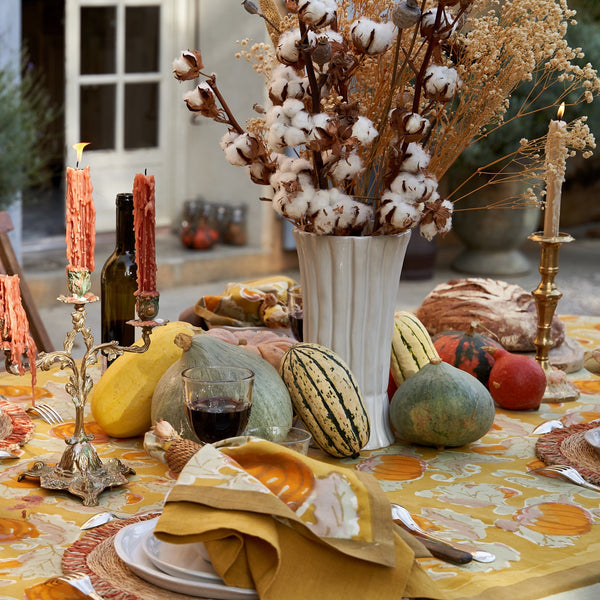 Couleur Nature | Pumpkin Napkins, Orange/Mustard