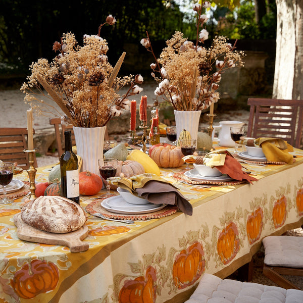 Couleur Nature | Pumpkin Napkins, Orange/Mustard