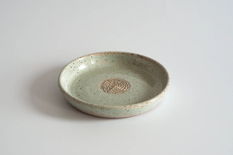 RachaelPots | Garlic Scraper, Light Blue