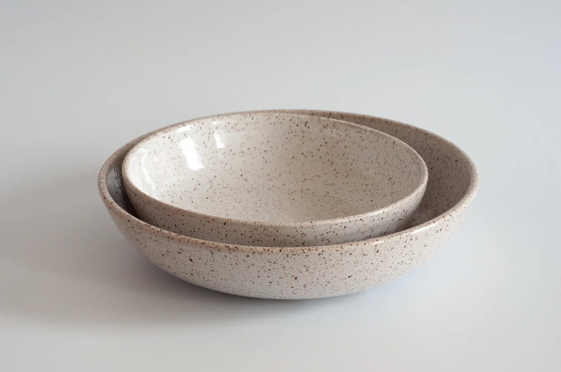 RachaelPots | Large Pasta Bowl, Nude/White