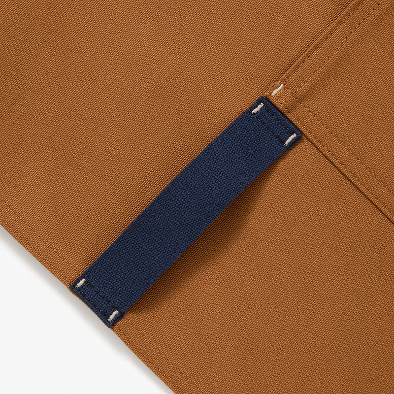Hedley & Bennett Essential Apron, Denver Brown — apron detail