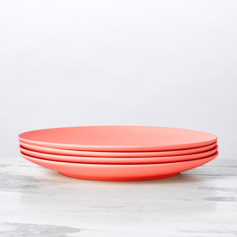Fable New York's Bamboo Plates in Sunsets - a stack of eco-friendly, durable dinnerware, perfect for stylish dining from Athens Cooks.
