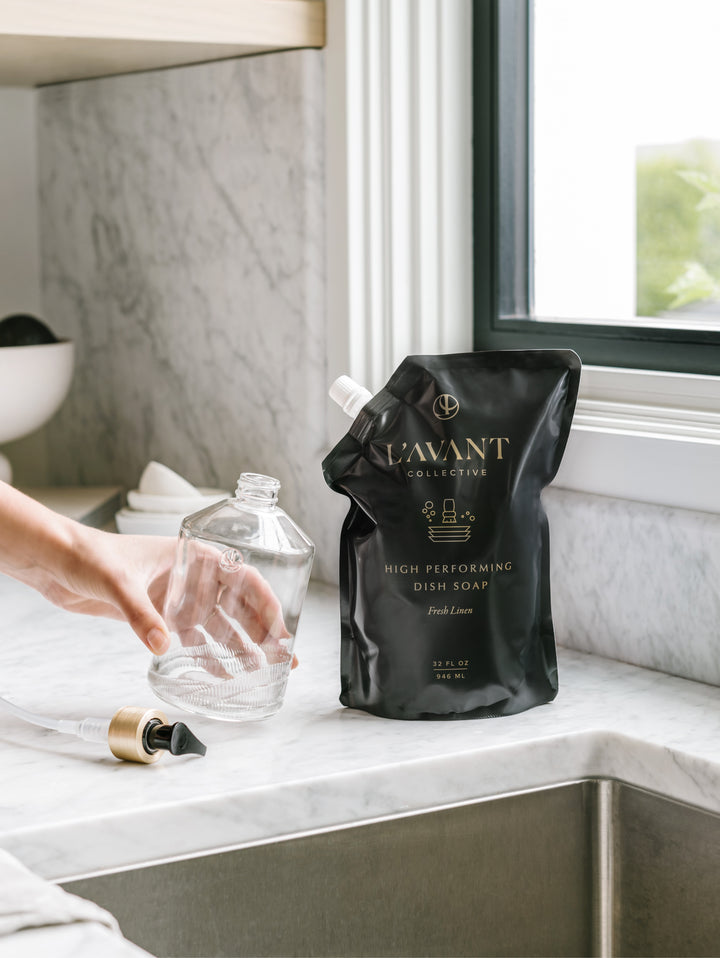 L'AVANT Collective | Glass Soap Empty Bottle
