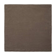 Caravan Home | 21 x 21 Walnut Everyday Napkins Set of 4, showcasing a hand-dyed, oversized linen napkin with mitered corners, enhancing dining elegance.