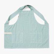 Hedley & Bennett Smock Apron, Eggshell Blue — front view