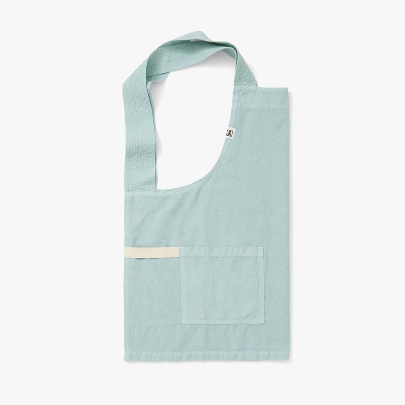 Hedley & Bennett Smock Apron, Eggshell Blue — side view