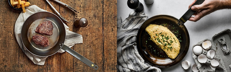 de Buyer | Mineral B PRO Carbon Steel Country Fry Pan