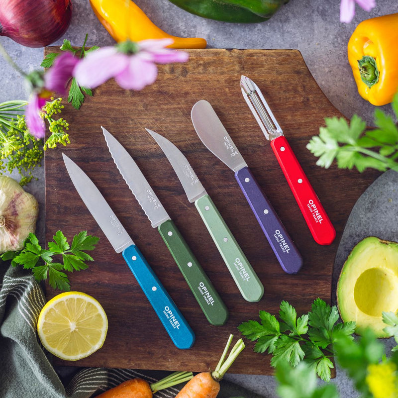 Opinel | Essential Serrated Knife, Pink