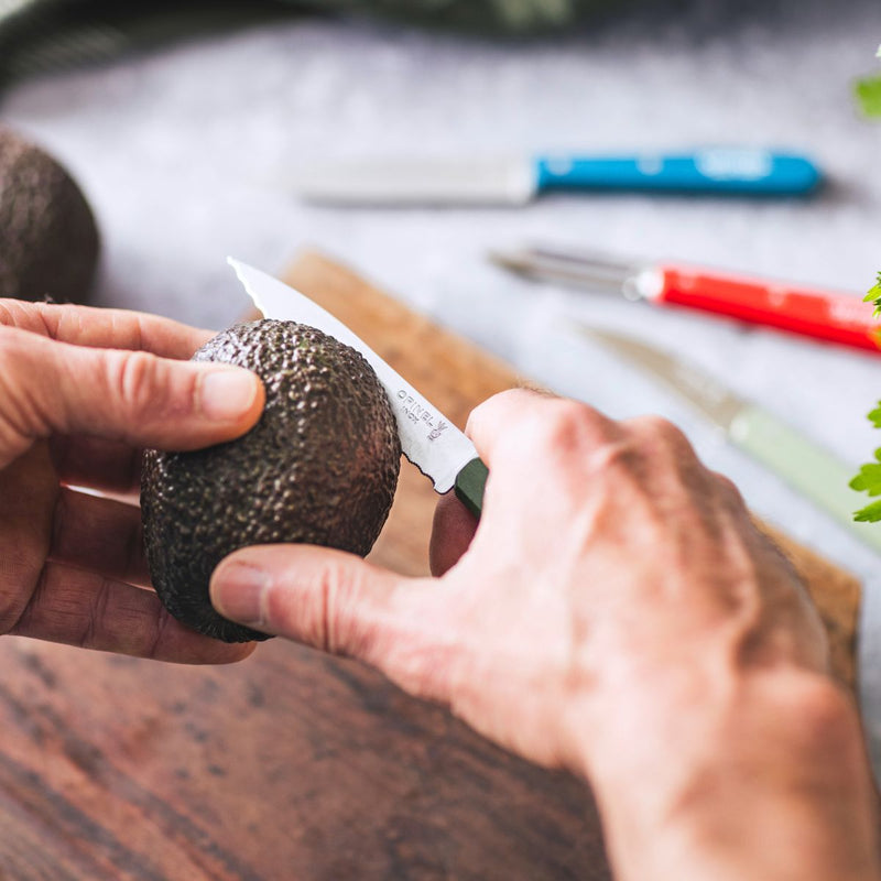 Opinel | Essential Serrated Knife, Skyblue