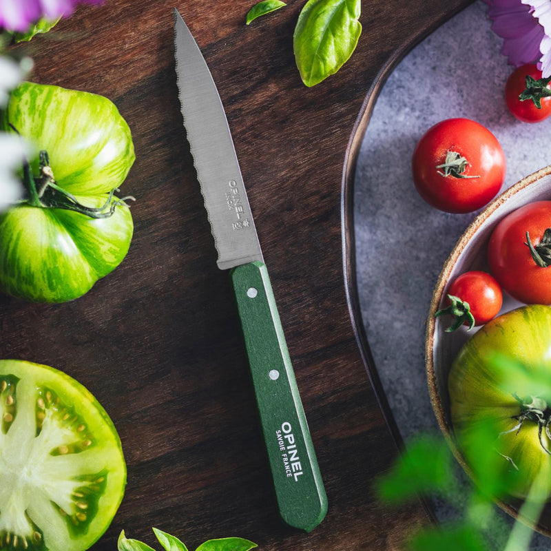 Opinel | Essential Small Serrated Knife, Red