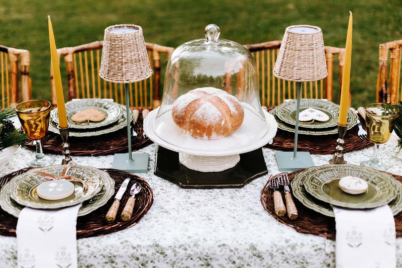 Provvista Designs | Sollevare Charger, Sarah Slate Matte