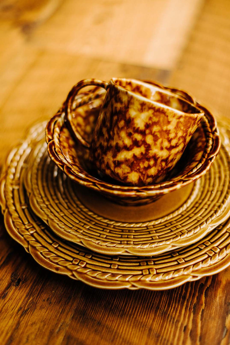 Provvista Designs | Basket Jubilee Salad Plate, White