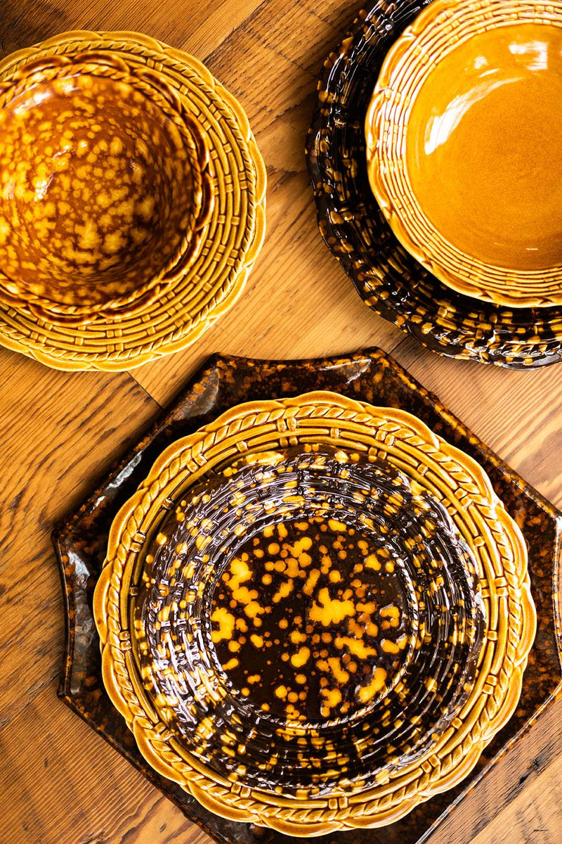 Provvista Designs | Basket Jubilee Cereal Bowl, Molasses Tortoise