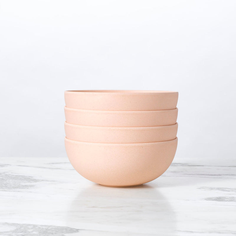 Fable New York | Bamboo Plates & Dinnerware - Cereal Bowl (Set of 4) - Sun Rises: Durable, eco-friendly bamboo bowls perfect for cereal or soup, enhancing your dining experience.