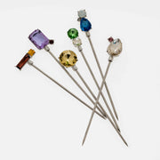 Joanna Buchanan | Cocktail Picks - Bee, featuring intricate bee designs, perfect for enhancing barware collections, showcased alongside a ring and drum.