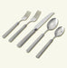 Match | Italian Pewter Gabriella Flatware + Serving Pieces.