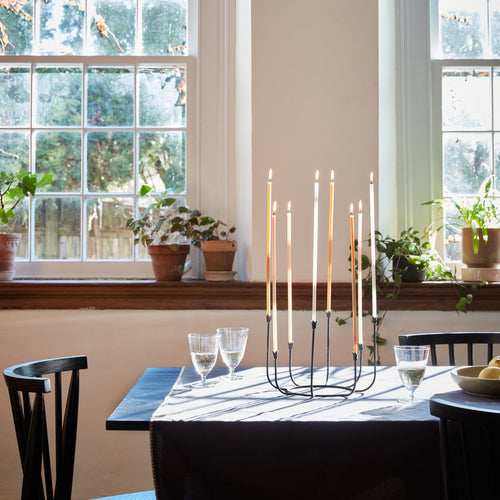 The Floral Society | Long Stem Beeswax Candles, Ochre