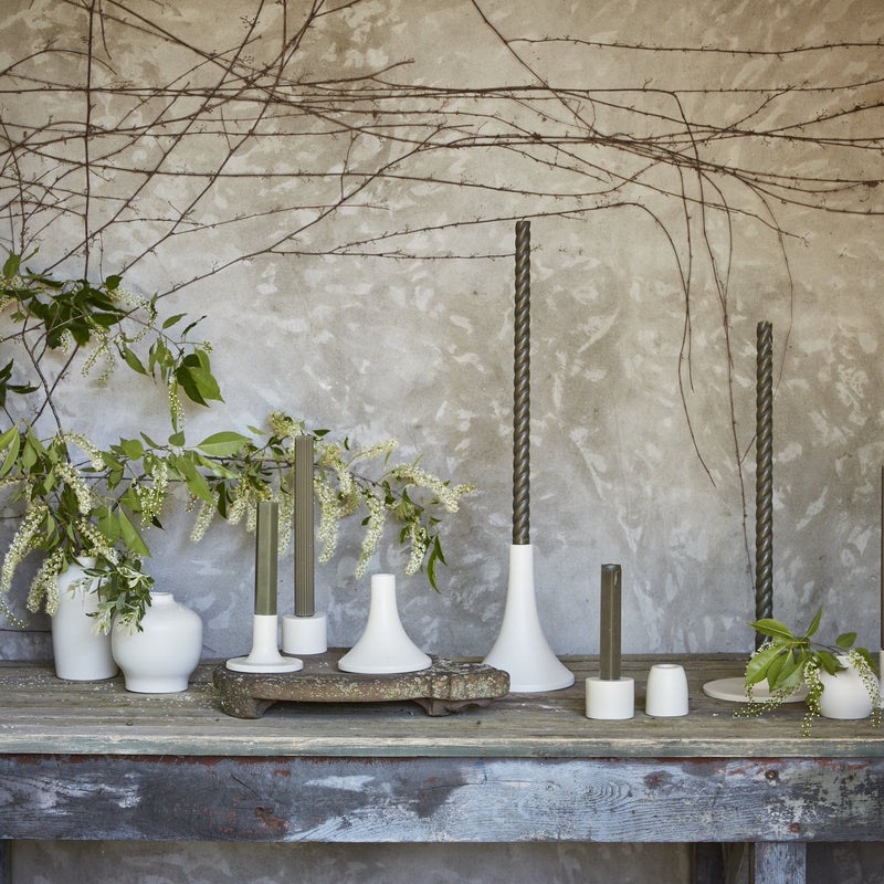 The Floral Society | Ceramic Blossom Vase, Wide