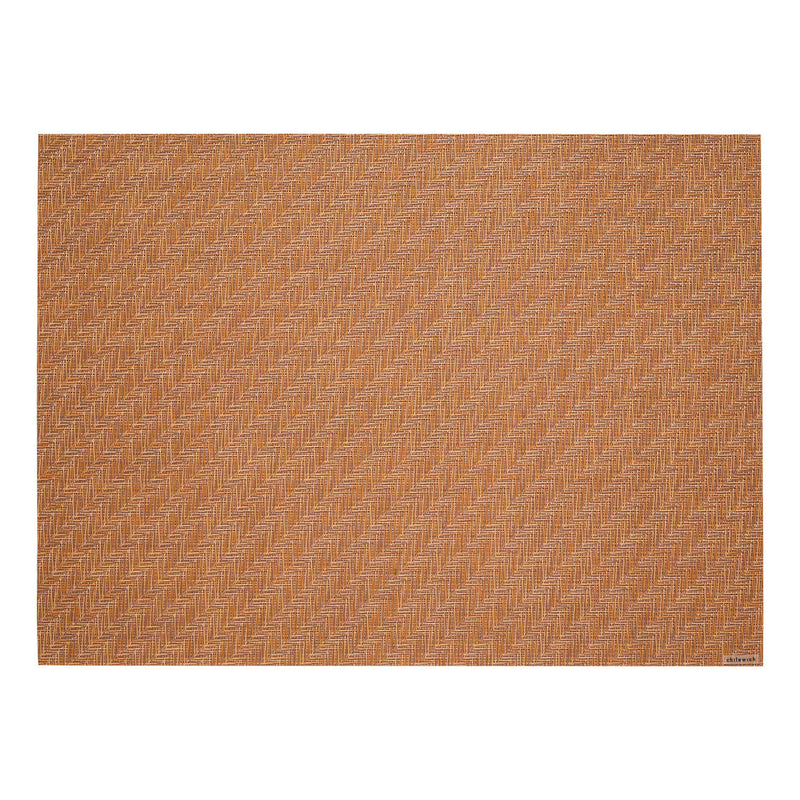 Chilewich Foxtail Placemat in Honey, 14 by 19 inches