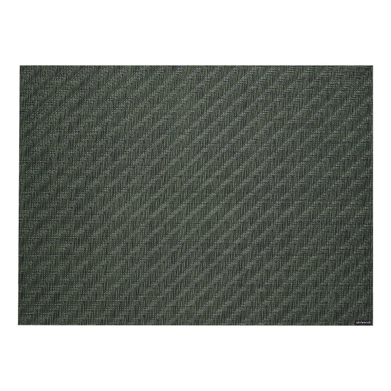 Chilewich Foxtail Placemat in Thyme, 14 by 19 inches