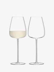 Set of two LSA International Wine Culture Red Wine Grand Glasses and a Carafe Decanter, showcasing handcrafted elegance for an elevated wine experience.