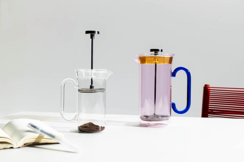 Ichendorf | Clarinette Large French Press, Yellow/Pink/Blue, 900ml