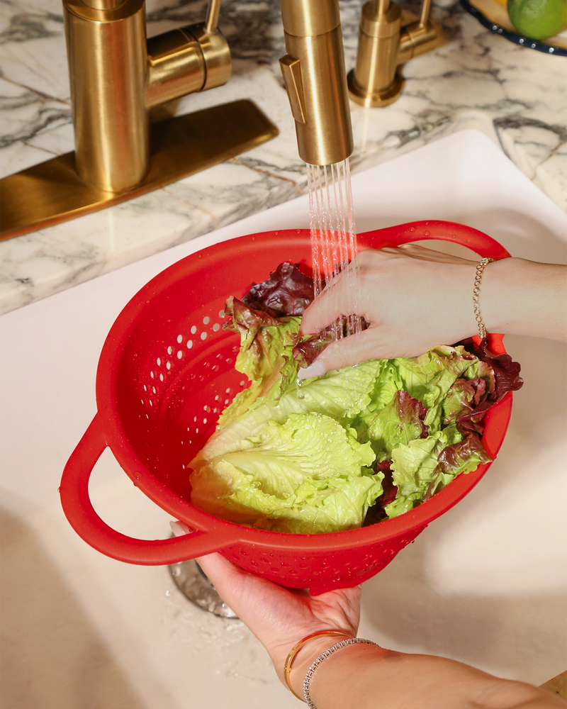 GIR Get It Right | GIR Collapsible Colander & Steamer, Red