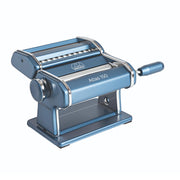 Marcato | Atlas 150 Pasta Maker (Ice) with handle, renowned for rolling and cutting fresh pasta dough to perfect thickness and texture, ideal for homemade Italian pasta.