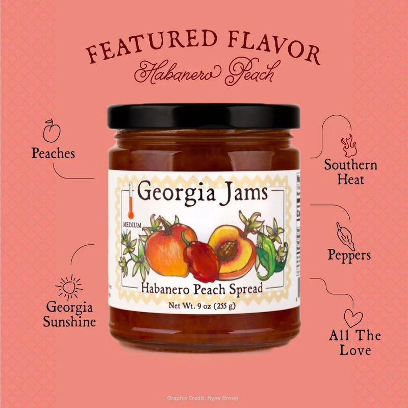 Georgia Jams | Habanero Peach