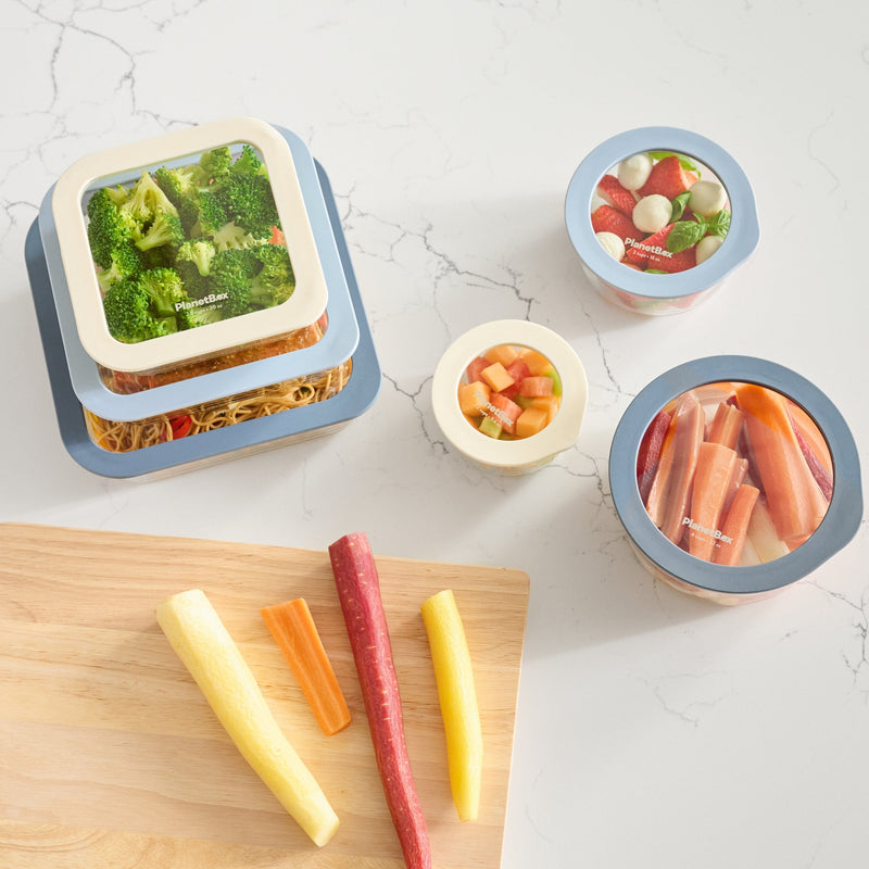PlanetBox | Glass Food Storage Containers, Medium Round