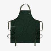 Hedley & Bennett Essential Apron, Kale Green — front view