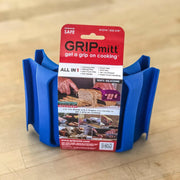 WOW GEAR | Gripmitt - Green: Versatile silicone mitt for safe, hygienic handling of hot and cold foods; ideal for cooking, grilling, and kitchen tasks.